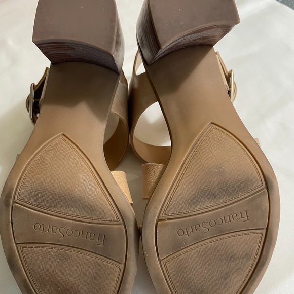 Franco Sarto Strappy leather heels - Picture 8 of 9